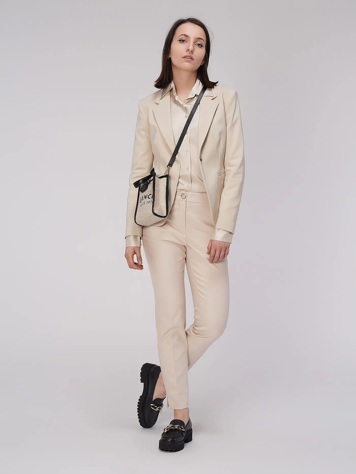 COMMA | Hose Slim Fit 7/8 | beige